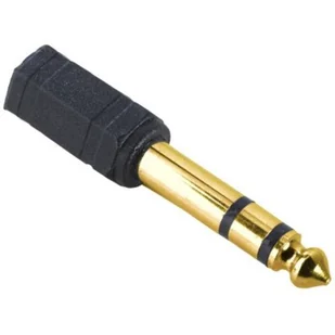 Hama ADAPTER JACK 6,3 WT-JACK 3,5 GN STEREO 43293 - Złącza, przejściówki, adaptery - miniaturka - grafika 1