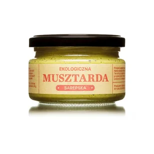 Lumarko Musztarda Sarepska Bez Dodatku Cukrów Bio 190 G ! - Musztardy - miniaturka - grafika 1