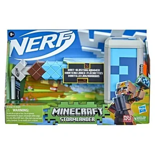 NERF, Minecraft, trzy naboje, Stormlander - Zabawki militarne - miniaturka - grafika 1