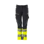 Odzież robocza - SPODNIE Z KIESZENIAMI NA KOLANACH MASCOT ACCELERATE SAFE 19178-511; CIEMNY GRANAT/ŻÓŁTY HI-VIS - miniaturka - grafika 1