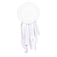 Wyposażenie pokoiku dziecięcego - Łapacz snów, Landrynkowa drzemka, 16x34 cm - miniaturka - grafika 1