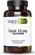 Witaminy i minerały - SUPPLIFE CYNK 15MG 60 KAPSUŁEK - miniaturka - grafika 1