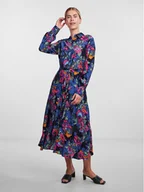 Sukienki - YAS Sukienka koszulowa 26030726 Kolorowy Regular Fit - miniaturka - grafika 1