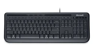 Incase Designed by Microsoft Wired Keyboard 600 klawiatura Biuro USB QWERTY US English Czarny  ANB-00021 - Klawiatury - miniaturka - grafika 1