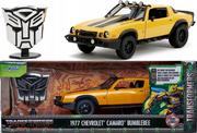 Samochody i pojazdy dla dzieci - BUMBLEBEE Chevy Camaro Transformers 7 JADA 1:24 - miniaturka - grafika 1