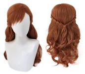 Dodatki do strojów karnawałowych - Peruka Anna Włosy Rude Kraina Lodu Przebranie Strój - miniaturka - grafika 1
