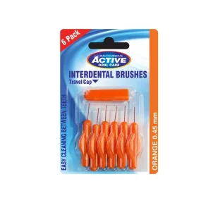 Active Oral Care Interdental Brushes czyściki do przestrzeni międzyzębowych 0.45mm 6szt. - Szczoteczki międzyzębowe - miniaturka - grafika 2