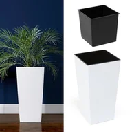 Donice - Blumfeldt Pigmejka z wkładem Finezja, biała połysk, 40x40x75 cm - miniaturka - grafika 1