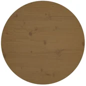 Blaty meblowe i parapety okienne - Blat stołu, brązowy, Ø60x2,5 cm, lite drewno sosnowe - miniaturka - grafika 1