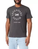 Koszulki męskie - Lee Legendary Circle Tee T-shirt męski, czarny, XXL - miniaturka - grafika 1