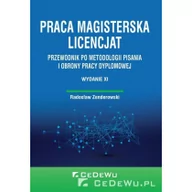 Podręczniki dla szkół wyższych - Praca magisterska Licencjat Radosław Zenderowski - miniaturka - grafika 1