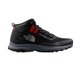 THE NORTH FACE Cragstone Mid WP, trampki męskie, Tnf Czarny Wanadis Szary, 47 EU - Trampki męskie - miniaturka - grafika 1