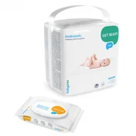 Akcesoria medyczne - Babyono Podkłady higieniczne do przewijania 40x60cm + Pachnące woreczki na zużyte pieluszki Zestaw 20 szt. + 100 szt. - miniaturka - grafika 1