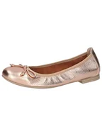 Moda i Uroda OUTLET - CAPRICE Damskie baleriny 9-22108-42, różowe złoto, jeleń, 40 EU, Roseg Met Deer, 40 EU - miniaturka - grafika 1