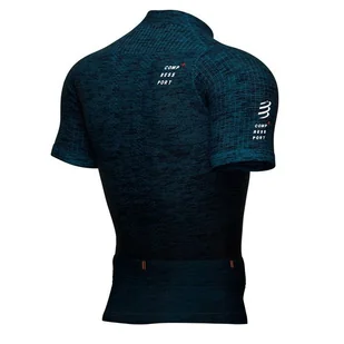 COMPRESSPORT Koszulka kompresyjna do biegania TRAIL POSTURAL SS TOP 2020 niebieska - Koszulki sportowe męskie - miniaturka - grafika 13