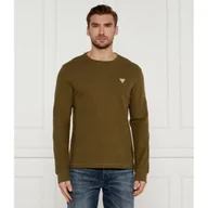 Koszulki męskie - Guess Jeans Longsleeve Regular Fit - miniaturka - grafika 1