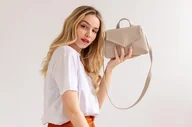 Torebki damskie - ELISE Petit Stone-Beige Shoulder Bag - miniaturka - grafika 1