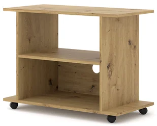 Mobilna Szafka Pod Tv Dąb Artisan C2-E87 - Szafki RTV - miniaturka - grafika 1