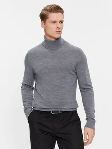 Calvin Klein Golf Superior K10K110420 Szary Slim Fit - Swetry męskie - miniaturka - grafika 1