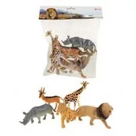 Figurki dla dzieci - Zestaw 5 figurek dzikich zwierząt deluxe - miniaturka - grafika 1