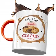 Kubki - Kubek Pomarańczowy Dla Zięcia na Urodziny Prezent z Nadrukiem ze Zdjęciem+ Opakowanie na prezent (wzór 01) - miniaturka - grafika 1