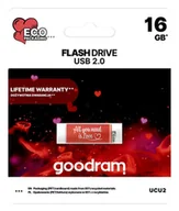 Pendrive - GOODRAM 16 GB USB 2.0 Czerwono-biały - miniaturka - grafika 1