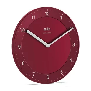 Braun Zegar radiowy ścienny BC06R-RC - odcienie czerwonego BC06R-RC - Zegary - miniaturka - grafika 1