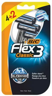 Jednorazowe Bic Flex 3 Hojas Maq Afeitar 4 2 Ud (3086123242593) - Maszynki do golenia i wkłady - miniaturka - grafika 1