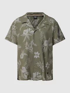 Koszule męskie - Koszula casualowa o kroju regular fit z kwiatowym nadrukiem model ‘Beach’ - grafika 1
