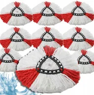 Miotły, szufle, mopy - 9 X WKŁAD DO MOPA VILEDA EASY WRING CLEAN TURBO OBROTOWEGO ULTRA CHŁONNE - miniaturka - grafika 1