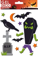 Zabawki kreatywne - NAKLEJKI ŻELOWE HALLOWEEN DECO NAGROBEK - miniaturka - grafika 1