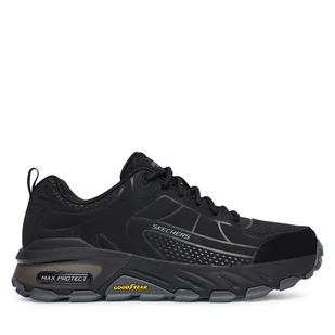 Trekkingi Skechers Max Protect 237672 BKCC Czarny - Buty trekkingowe męskie - miniaturka - grafika 1