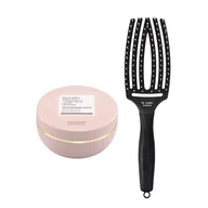 Zestawy kosmetyków damskich - Alfaparf LD Keratin Therapy, Maska Do Włosów + Szczotka - miniaturka - grafika 1