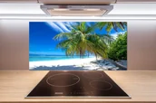 Panele ścienne i boazeria - Panel do kuchni Tropikalna plaża - miniaturka - grafika 1