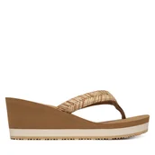 Klapki i japonki damskie - Japonki Tommy Hilfiger Rope Strap FW0FW09197 Beżowy - miniaturka - grafika 1