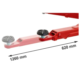 Podnośnik Dwukolumnowy Samochodowy 4T REDATS L-200R z Ramą Półautomatyczny + Olej Gratis - Podnośniki - miniaturka - grafika 5