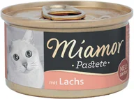 Mokra karma dla kotów - Miamor Pastete, 12 x 85 g - Łosoś - miniaturka - grafika 1