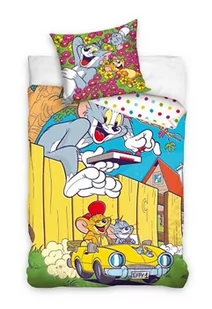 KOMPLET POŚCIELI 160x200 BAWEŁNA 100% TOM AND JERRY - Pościel - miniaturka - grafika 1