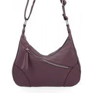 Torebki damskie - Uniwersalna Torebka Listonoszka firmy Herisson 1202L2070 Fioletowa - miniaturka - grafika 1