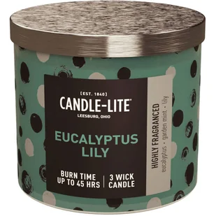 Świeca Zapachowa - Eucalyptus Lily (396G) - Świece - miniaturka - grafika 1