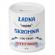 Skarbonki - Skarbonka Dla Stefani na Urodziny Imieniny Prezent z Nadrukiem ze Zdjęciem - miniaturka - grafika 1