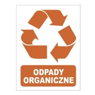 Przybory szkolne - Naklejka 150X200 Odpady Organiczne - miniaturka - grafika 1