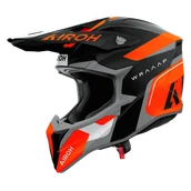 Kaski motocyklowe - Kask Cross Airoh Wraaap Conquer (2026) Pomarańczowy MatowyS - miniaturka - grafika 1