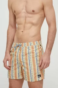 Quiksilver szorty kąpielowe kolor żółty - Stroje kąpielowe - miniaturka - grafika 1