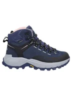 Buty trekkingowe damskie - CMP Skórzane botki trekkingowe "Tytanus" w kolorze granatowym - miniaturka - grafika 1