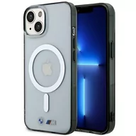 Etui i futerały do telefonów - Etui BMW Silver Ring MagSafe do Apple iPhone 14 Przezroczysty - miniaturka - grafika 1