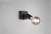 Lampy ścienne - RL VANNES Czarny mat E27 Kinkiet regulowany z włącznikiem RL R80181732 R80181732 - miniaturka - grafika 1
