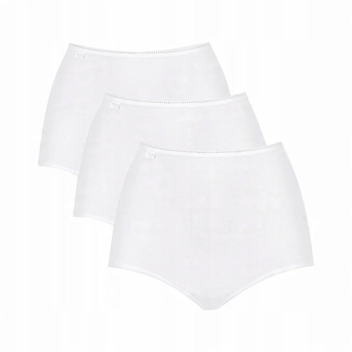 Sloggi Majtki Maxi Z Mikrofibry 24/7 3Szt Białe Rozmiar 40 L