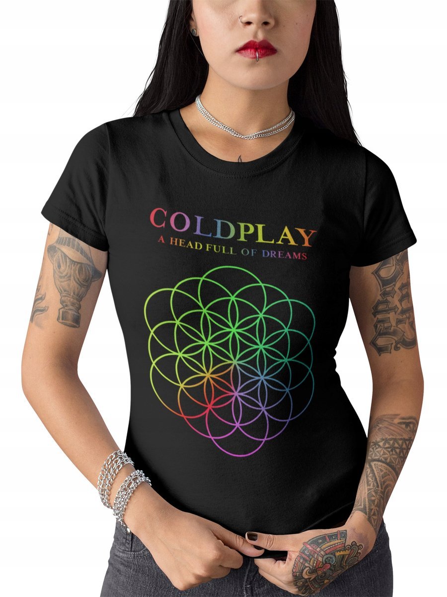 COLDPLAY WORLD TOUR 2022 Koszulka Damska T-Shirt M