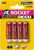 Ładowarki i akumulatory - Rocket Akumulator AA / R6 2700mAh 4 szt. - miniaturka - grafika 1